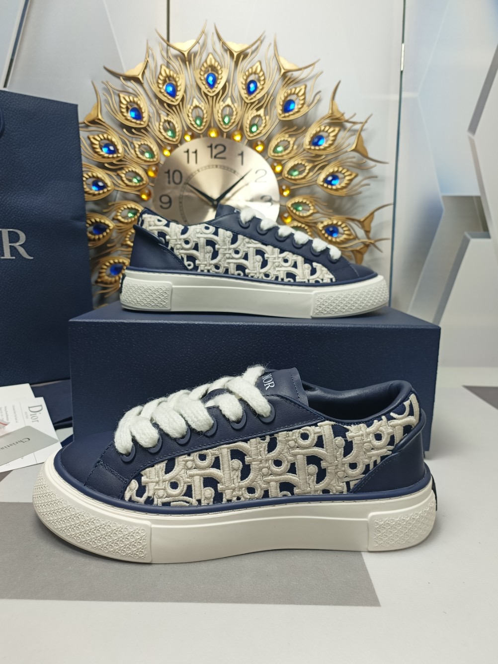 Men Women D*ior Top Sneaker