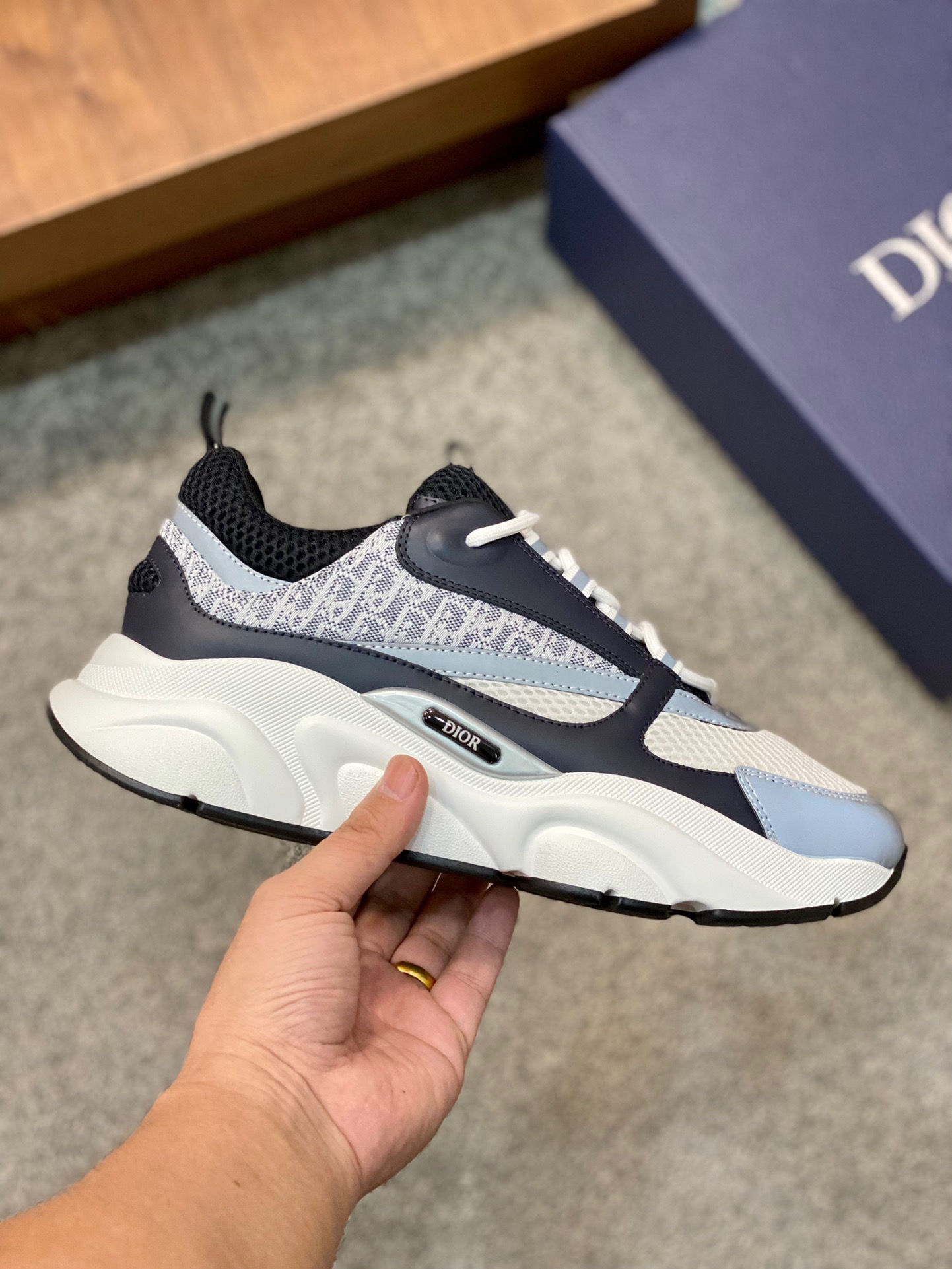 Men D*ior Top Sneaker