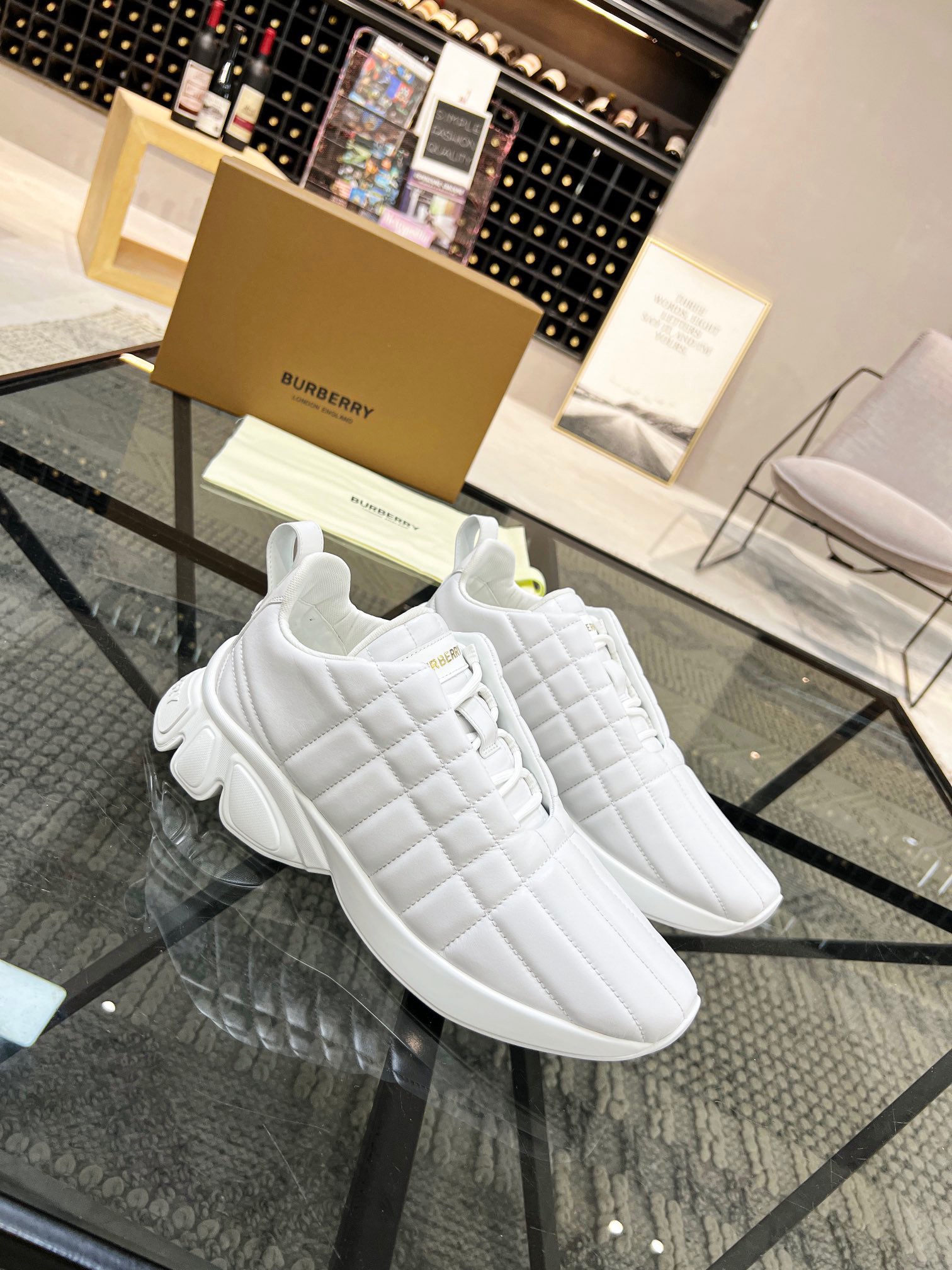 Men B*urberry Top Sneaker