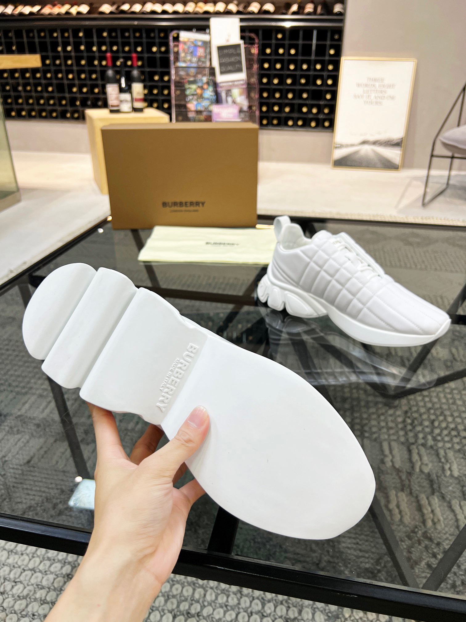 Men B*urberry Top Sneaker