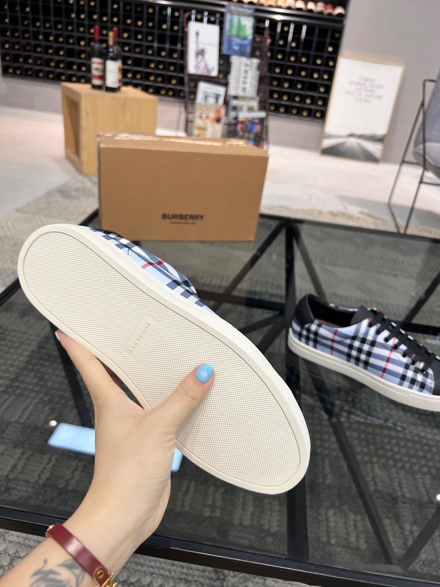 Men B*urberry Top Sneaker