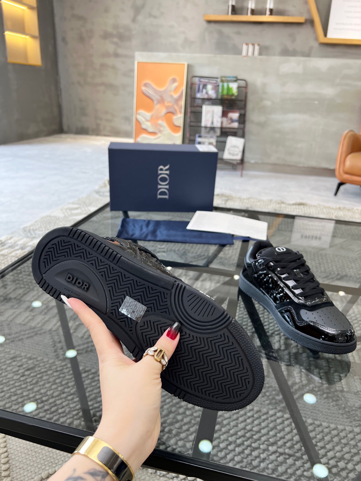 Men Women D*ior Top Sneaker