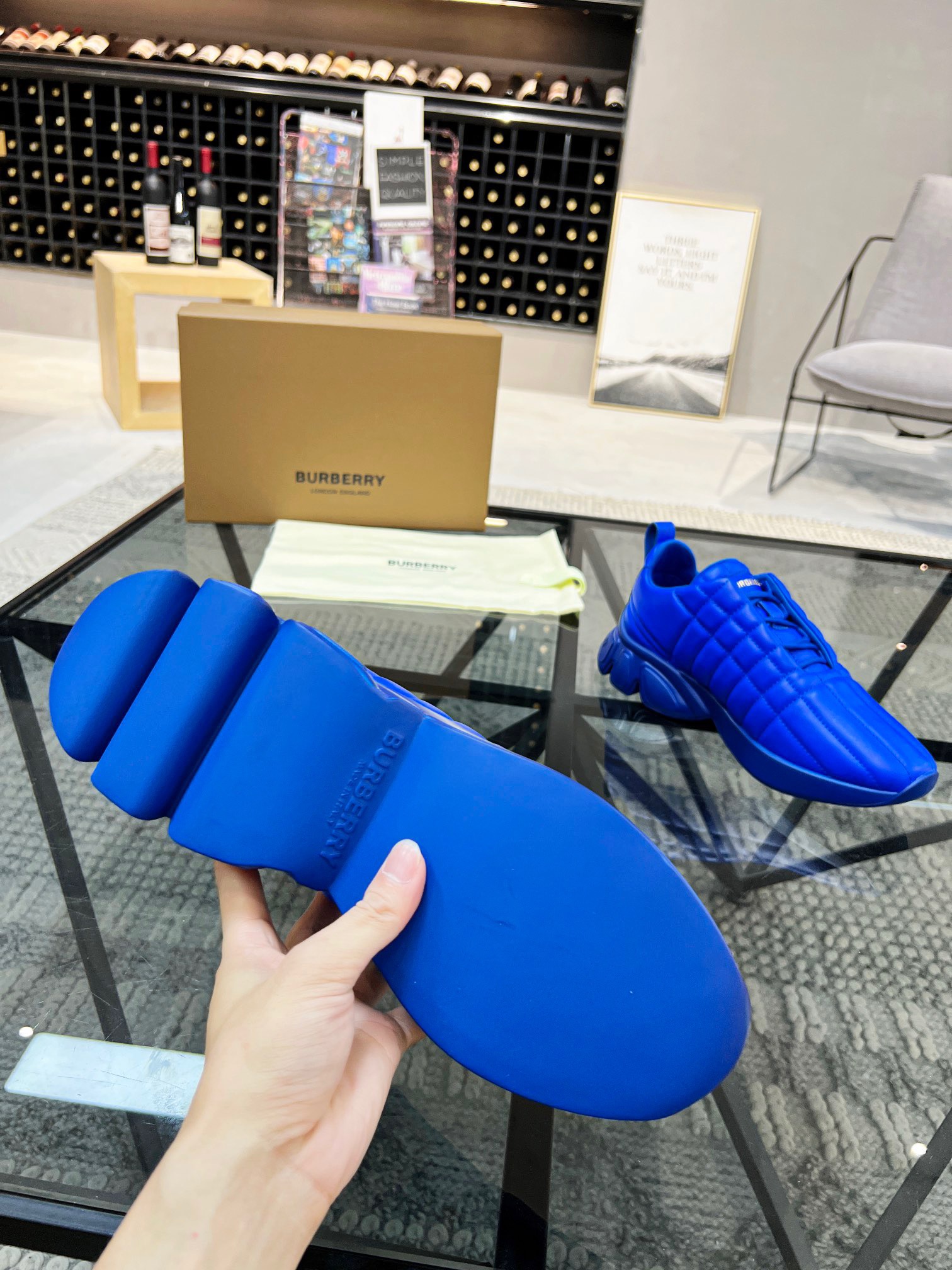 Men B*urberry Top Sneaker