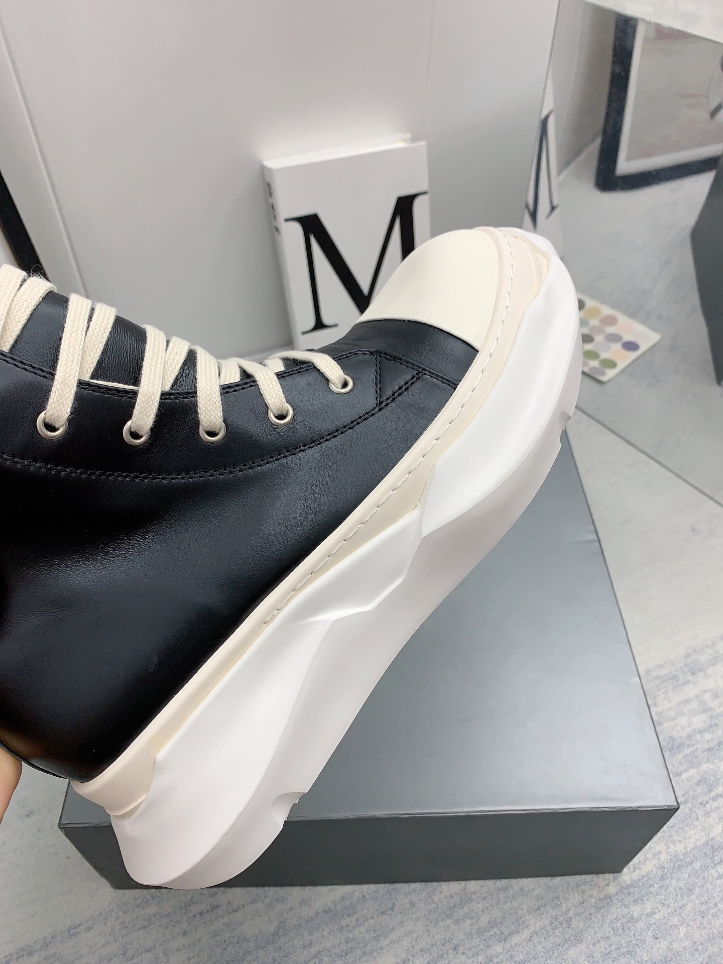 Men Women R*ick O*wens Top Sneaker