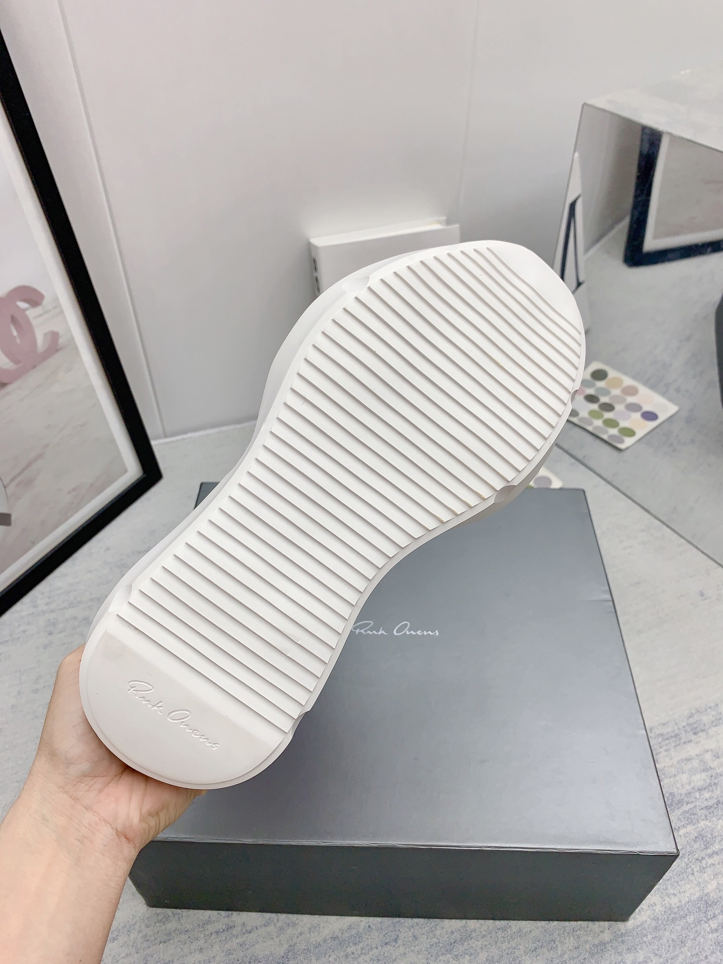 Men Women R*ick O*wens Top Sneaker