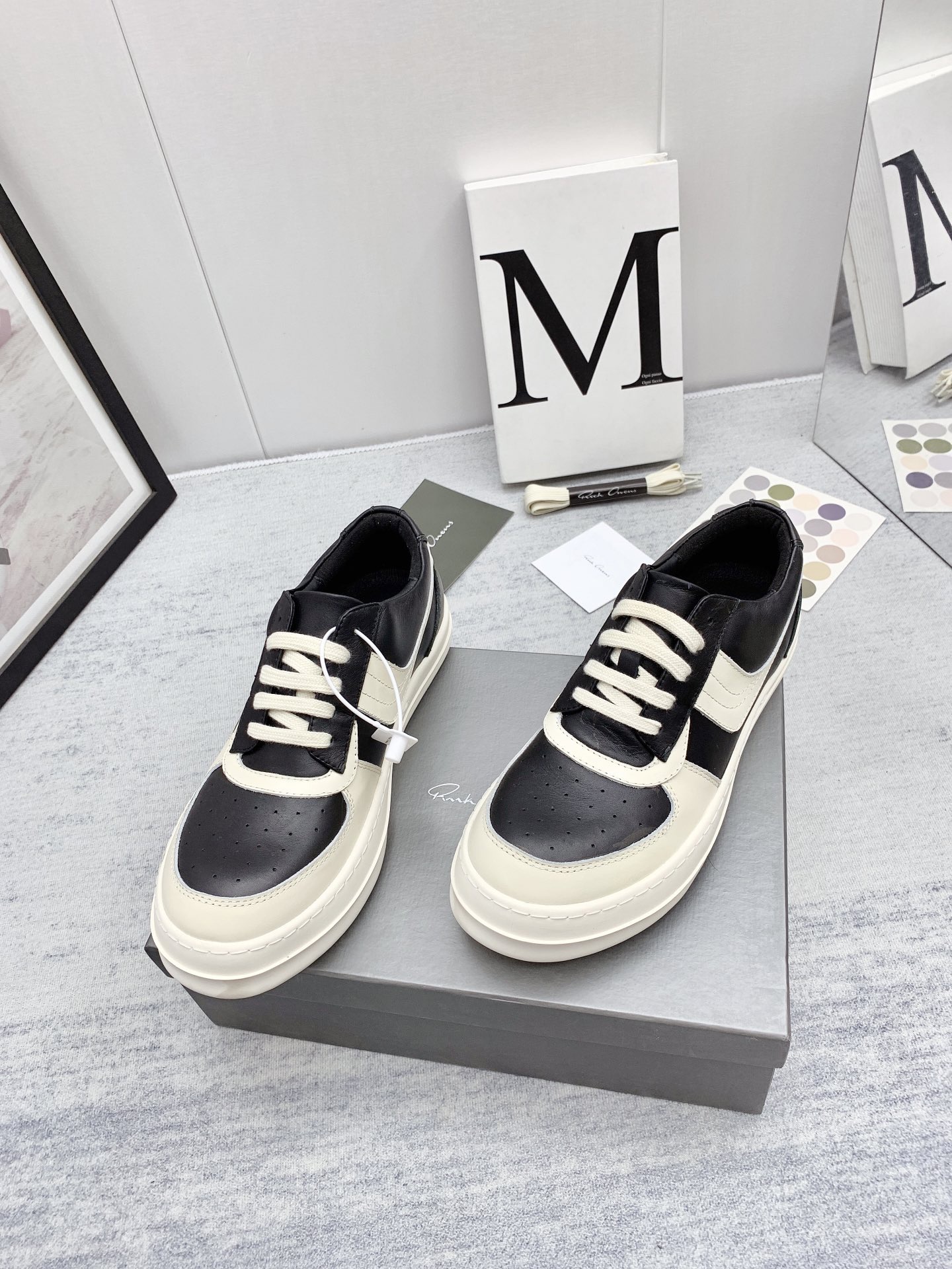 Men Women R*ick O*wens Top Sneaker