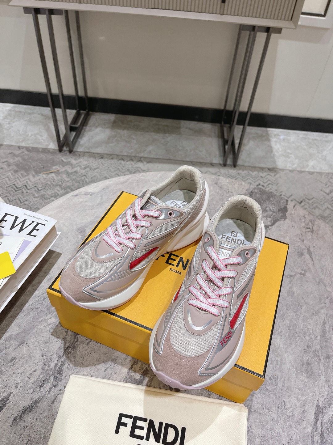 Men Women F*endi Top Sneaker