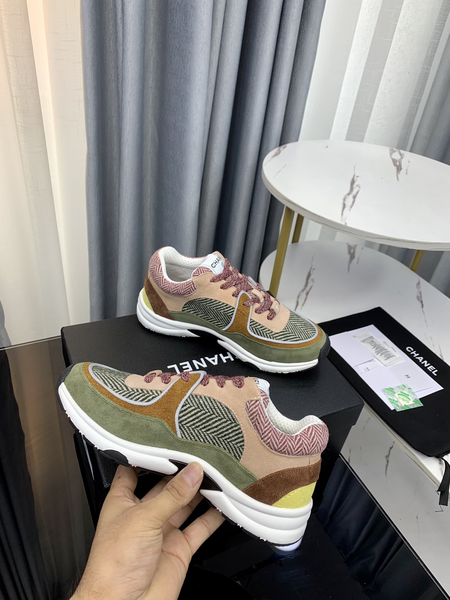 Men Women C*hanel Top Sneaker