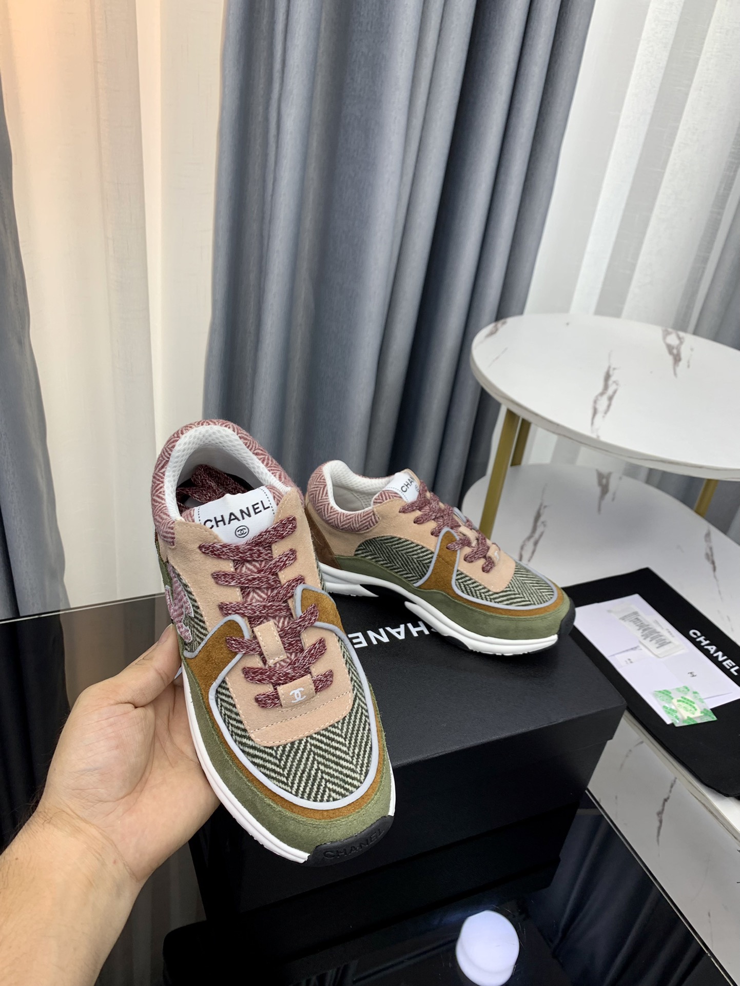 Men Women C*hanel Top Sneaker