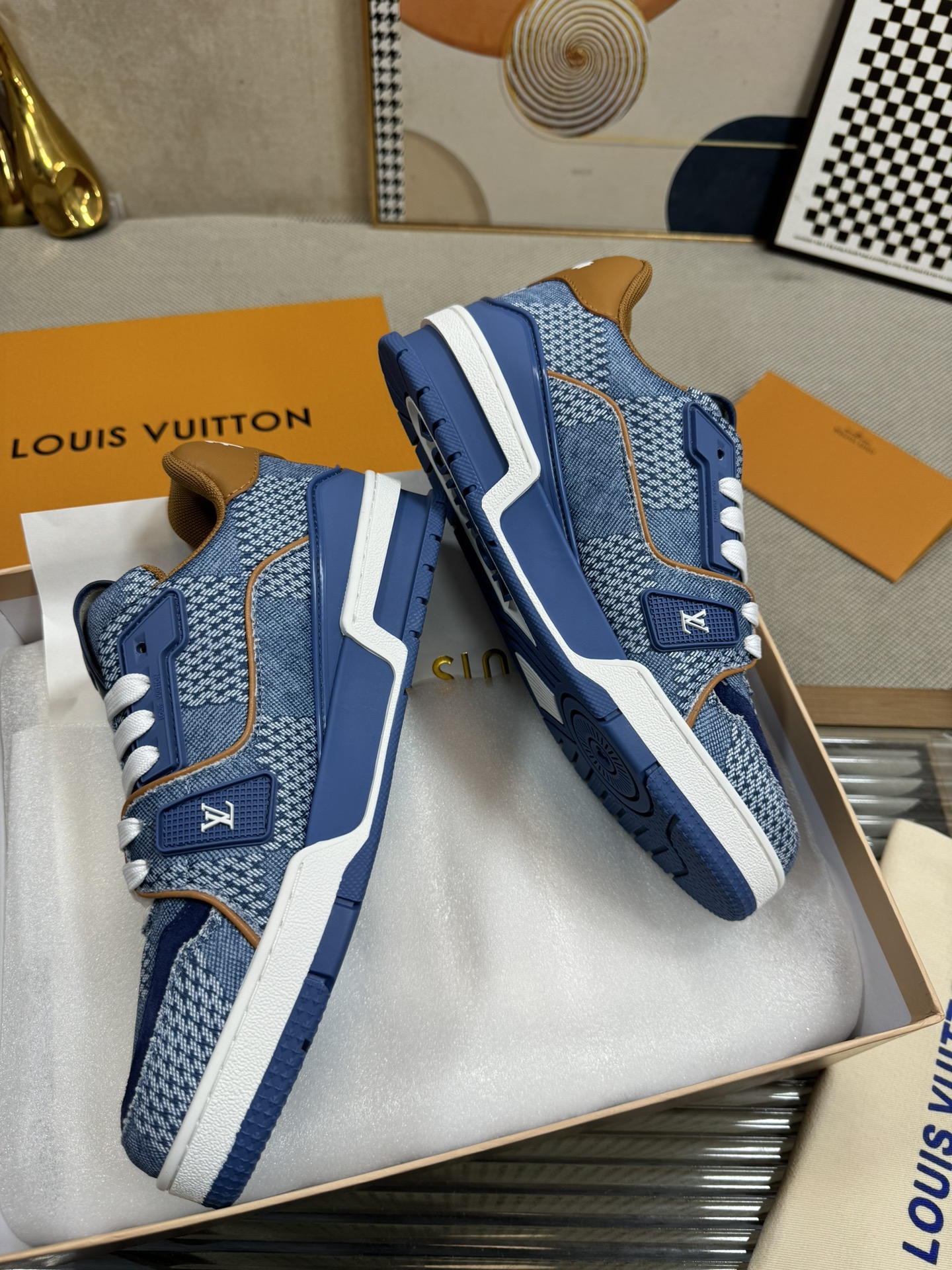 Men Women L*ouis V*uitton Top Sneaker L*V Trainer