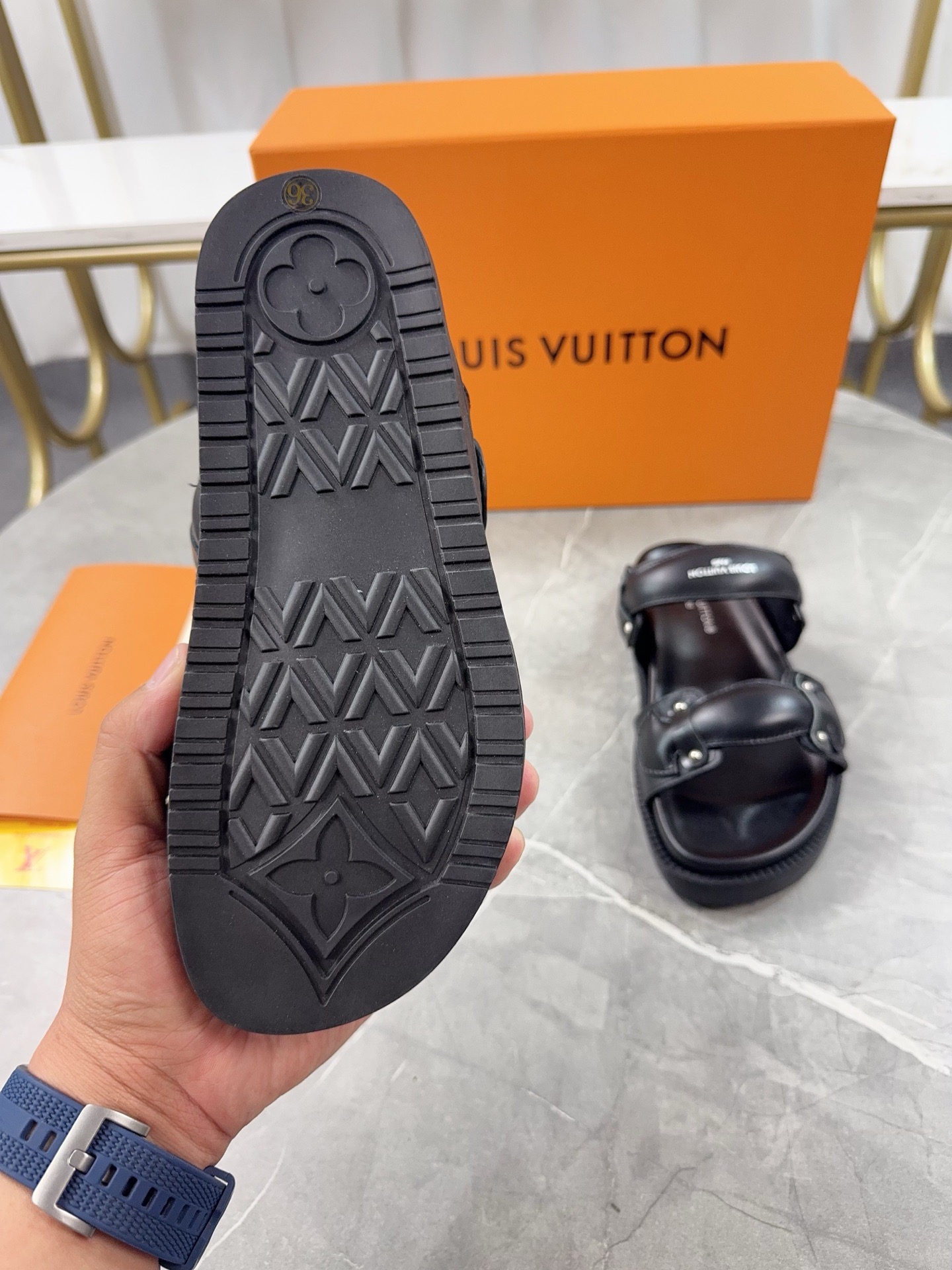 Women L*ouis V*uitton Top Sandals