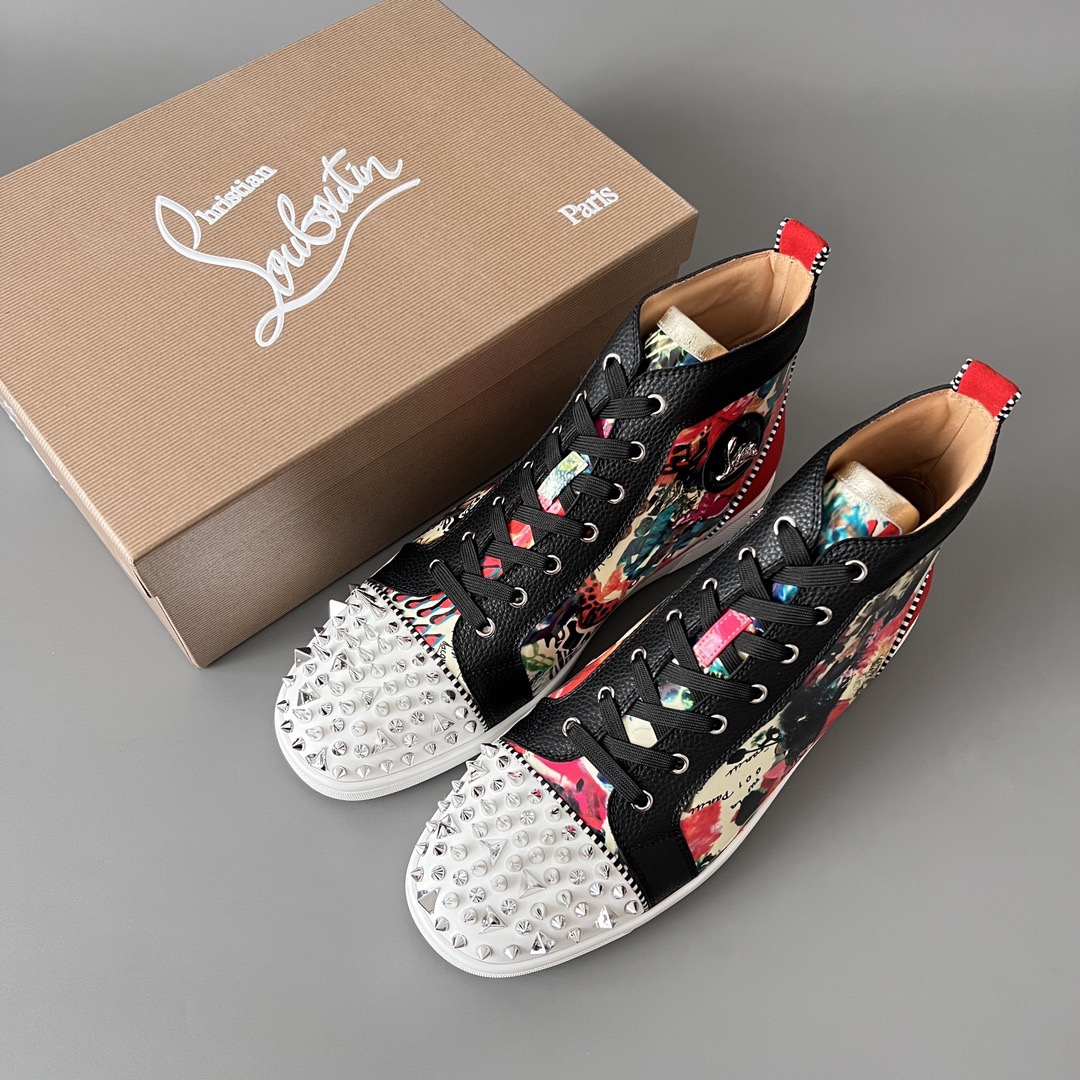 C*hristian ·Louboutin men women TOP sneakers