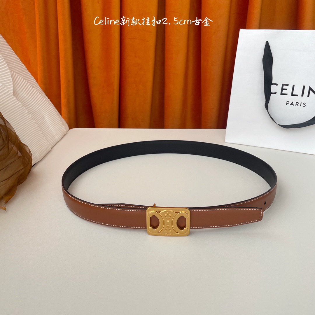C* eline Belts Top Quality 25MM