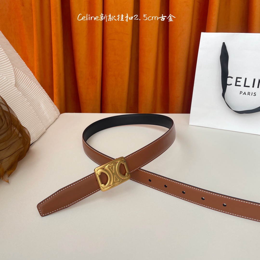 C* eline Belts Top Quality 25MM