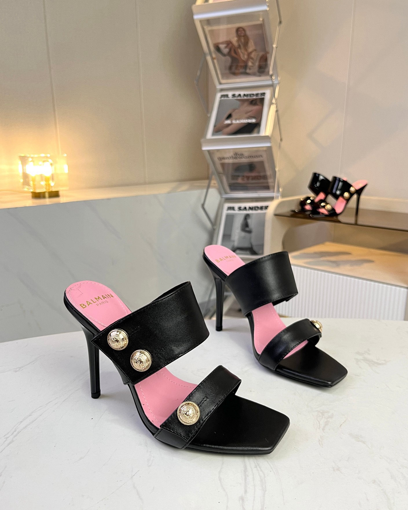 Women Top Quality B*almain shoes 10.5cm