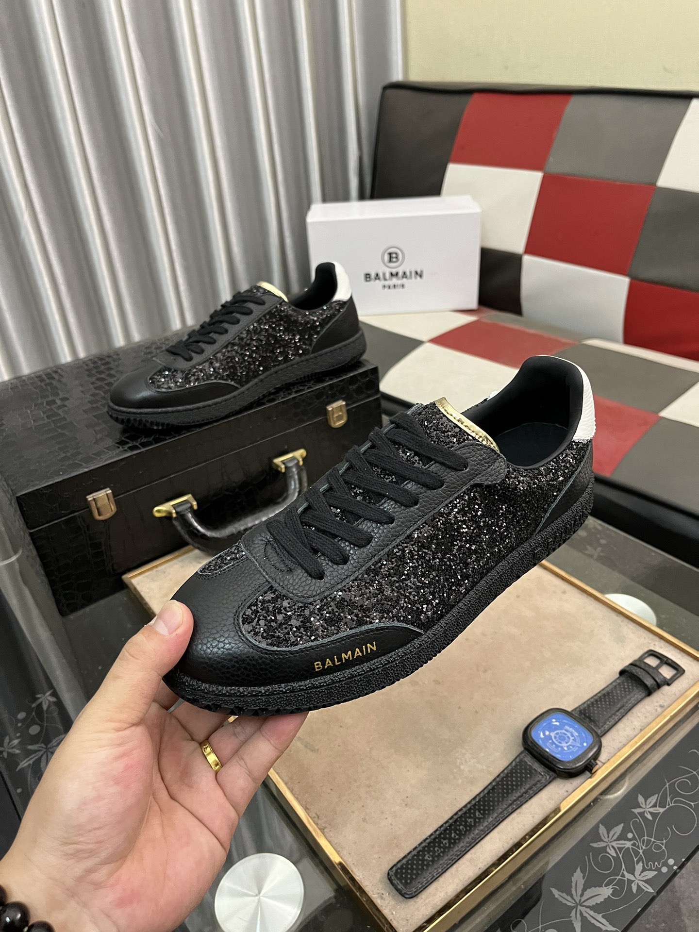 Women Men Top Quality B*almain shoes