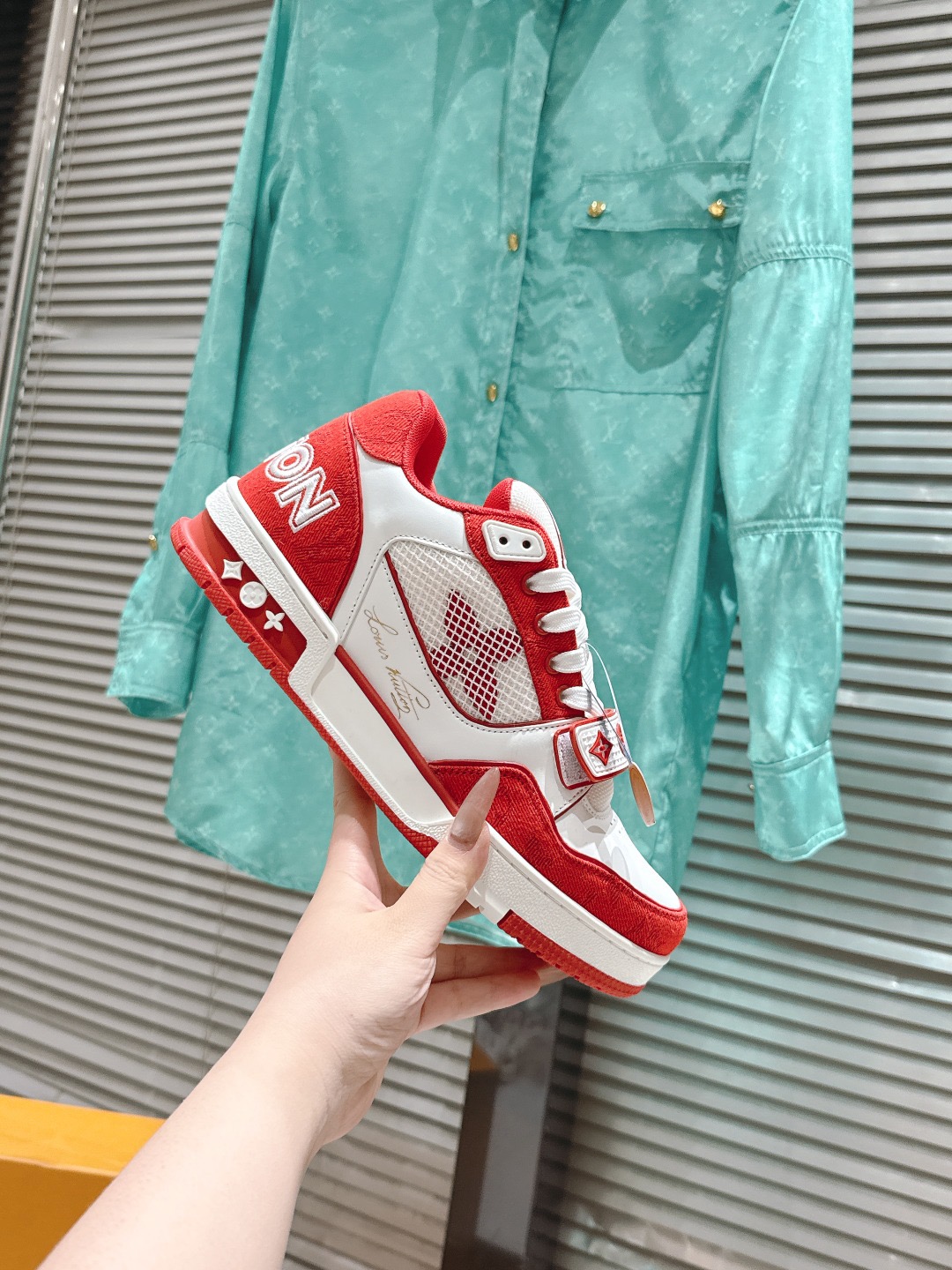 Men Women L*ouis V*uitton Top Sneaker L*V Trainer size 35-46