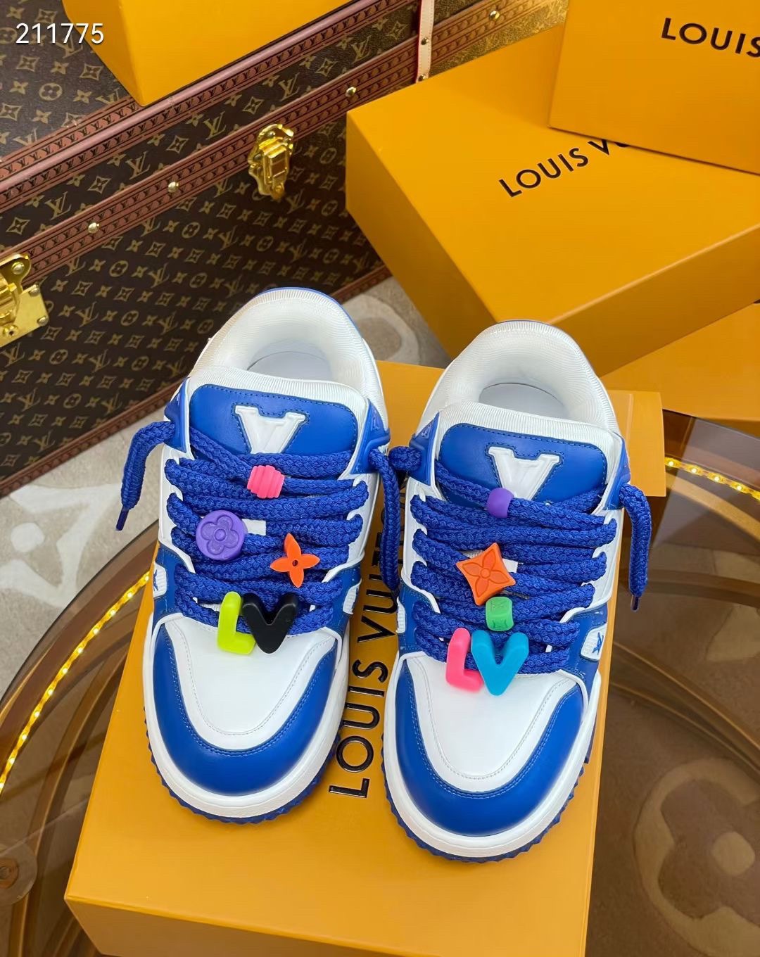 Men Women L*ouis V*uitton Top Sneaker L*V Trainer size 35-46