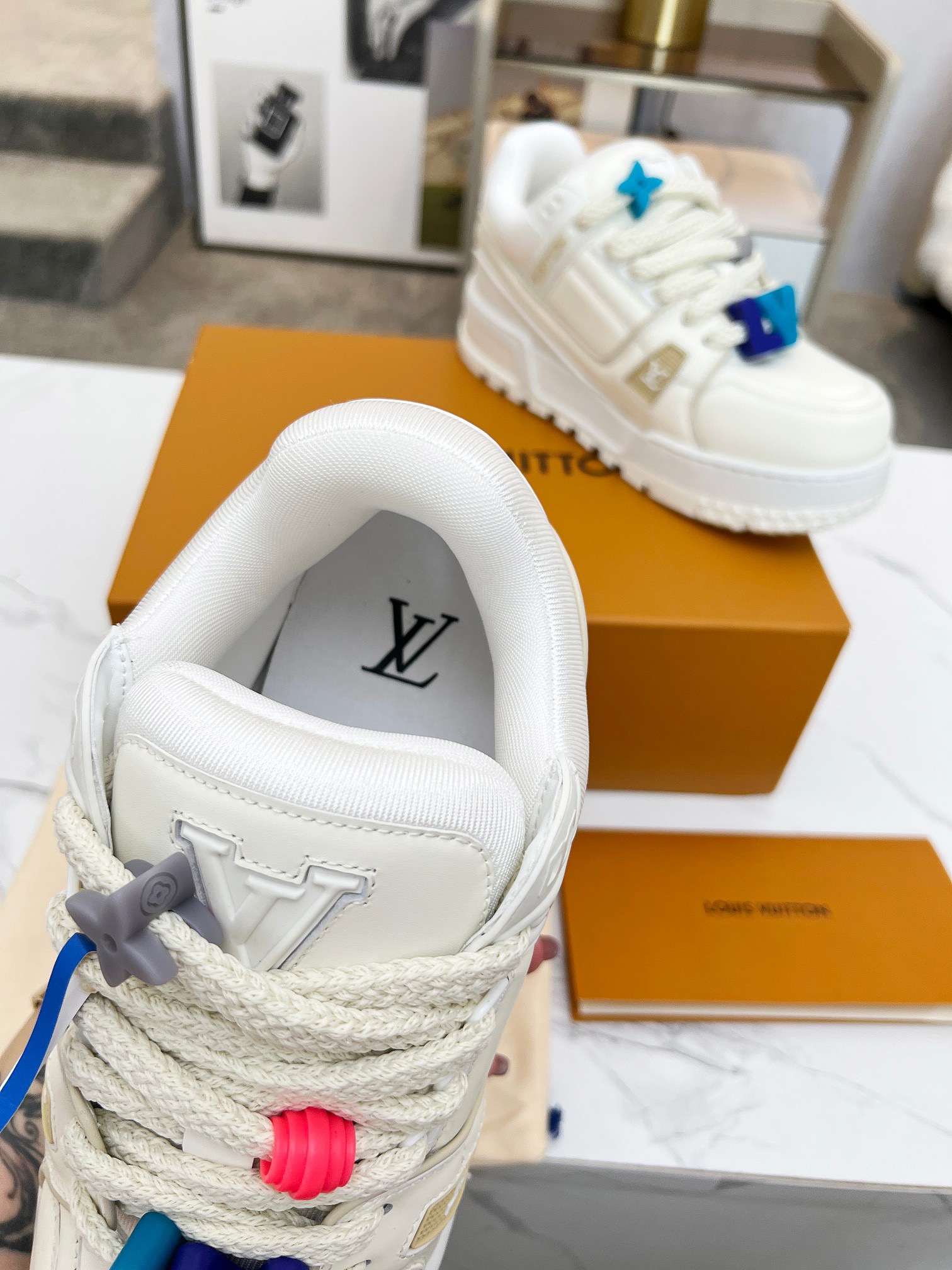 Men Women L*ouis V*uitton Top Sneaker L*V Trainer size 35-46