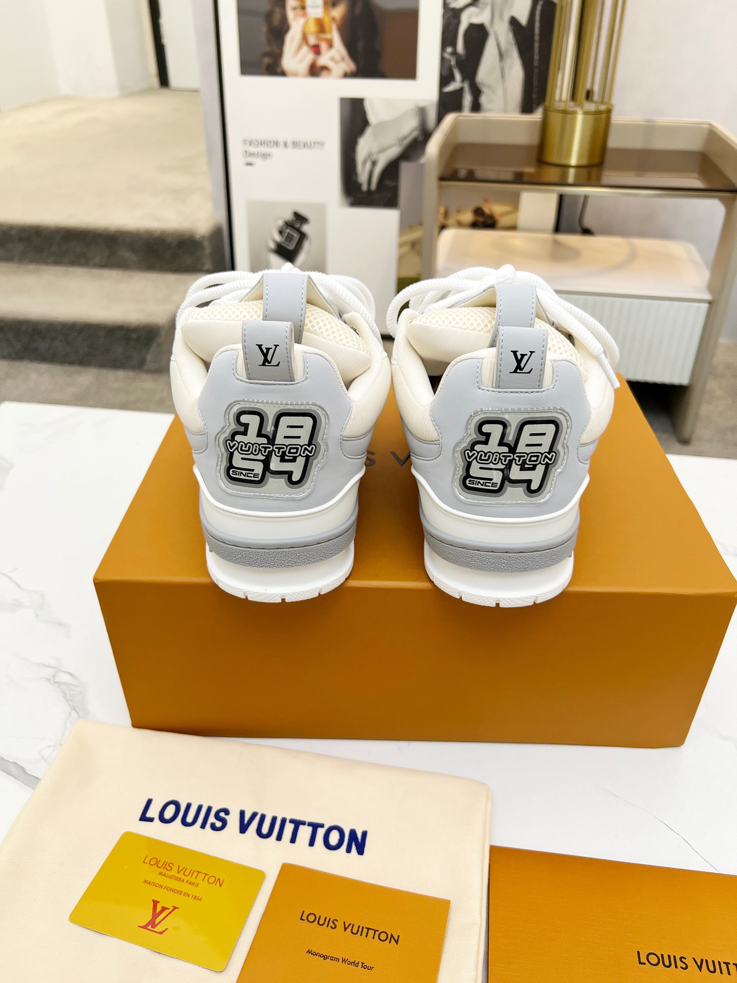 Men Women L*ouis V*uitton Top Sneaker L*V Trainer size 35-46