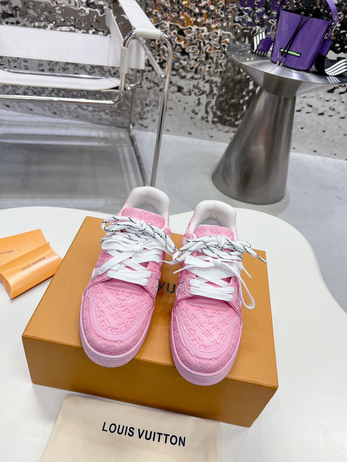 Men Women L*ouis V*uitton Top Sneaker L*V Trainer size 35-46