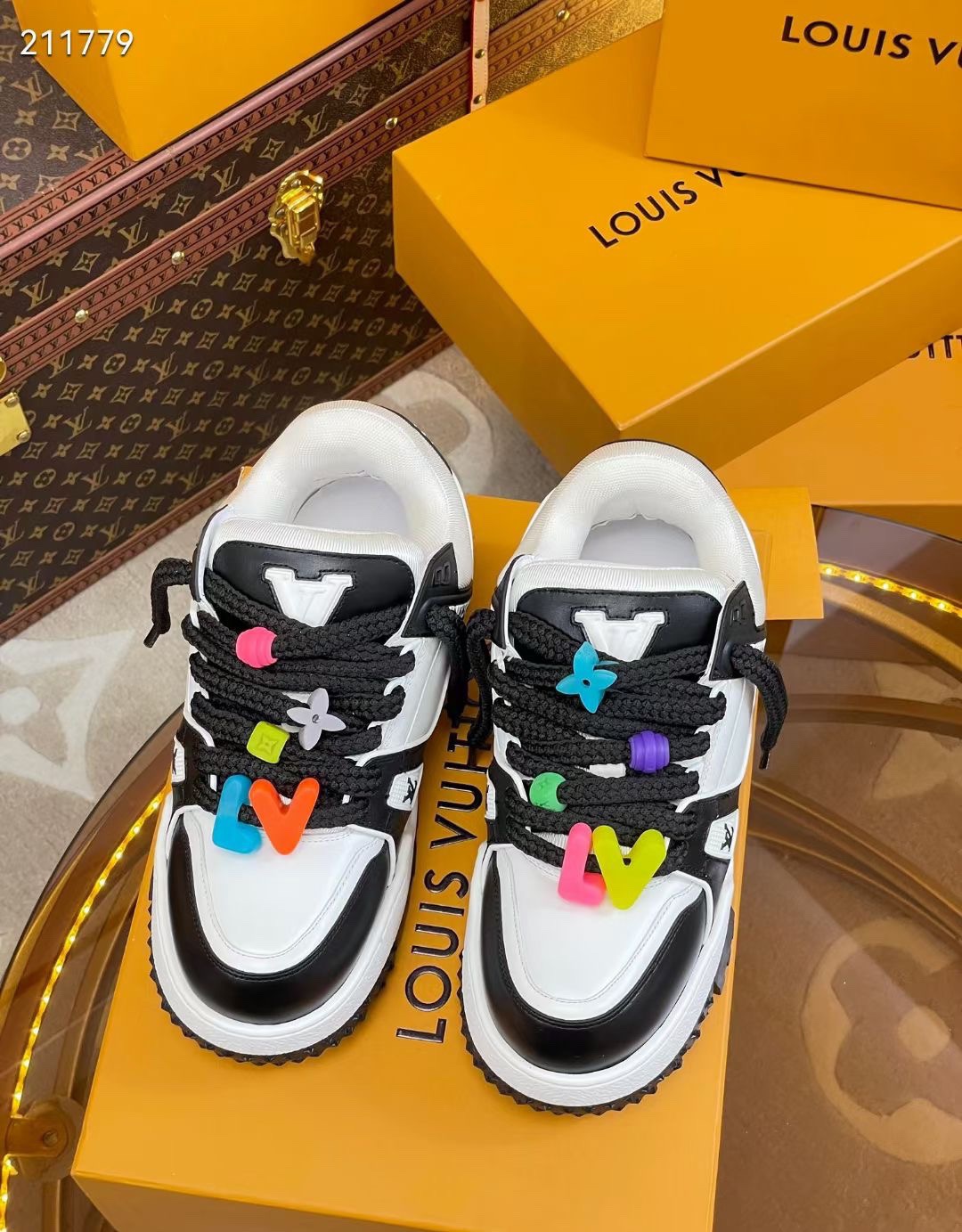 Men Women L*ouis V*uitton Top Sneaker L*V Trainer size 35-46