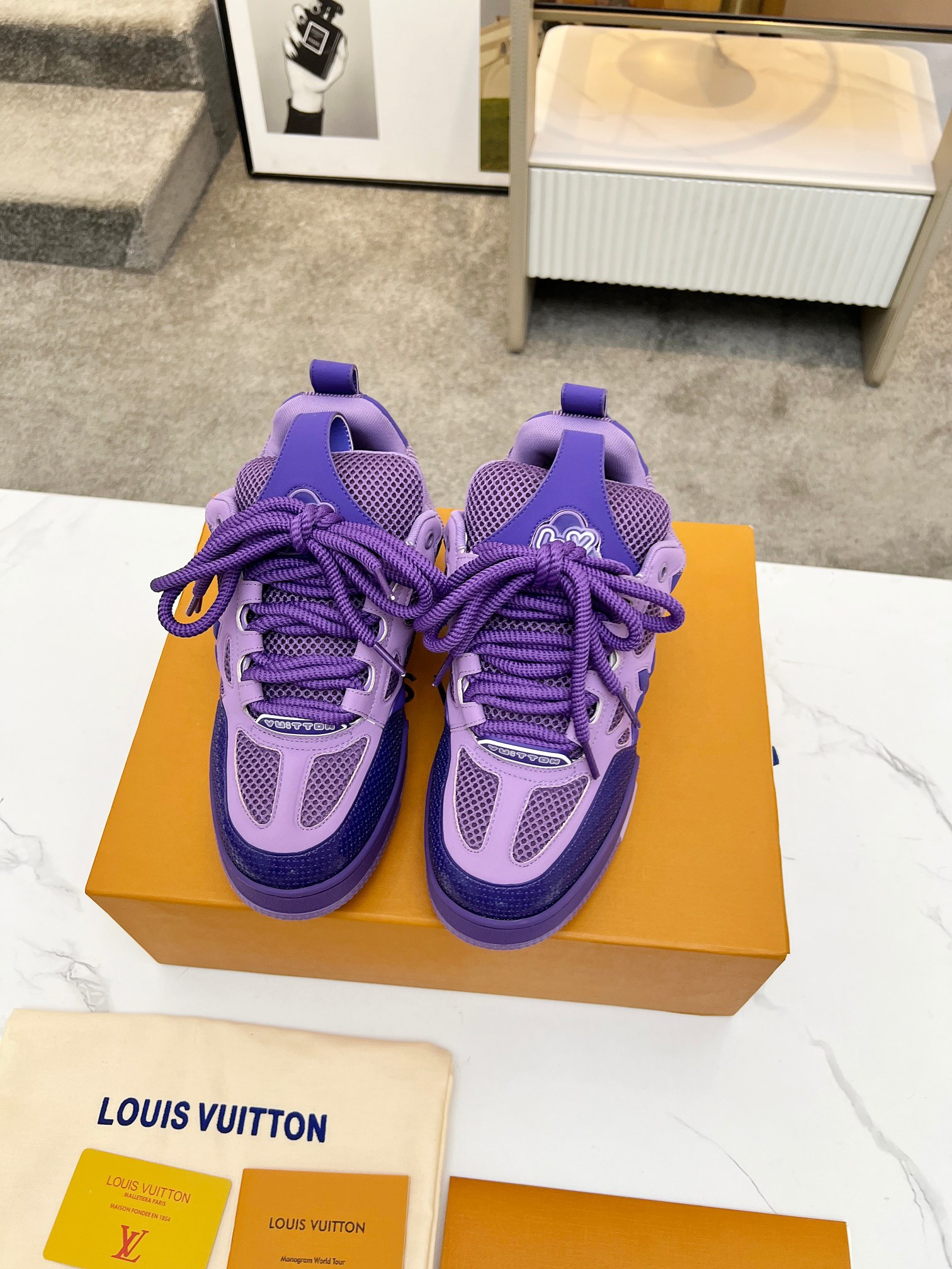 Men Women L*ouis V*uitton Top Sneaker L*V Trainer size 35-46