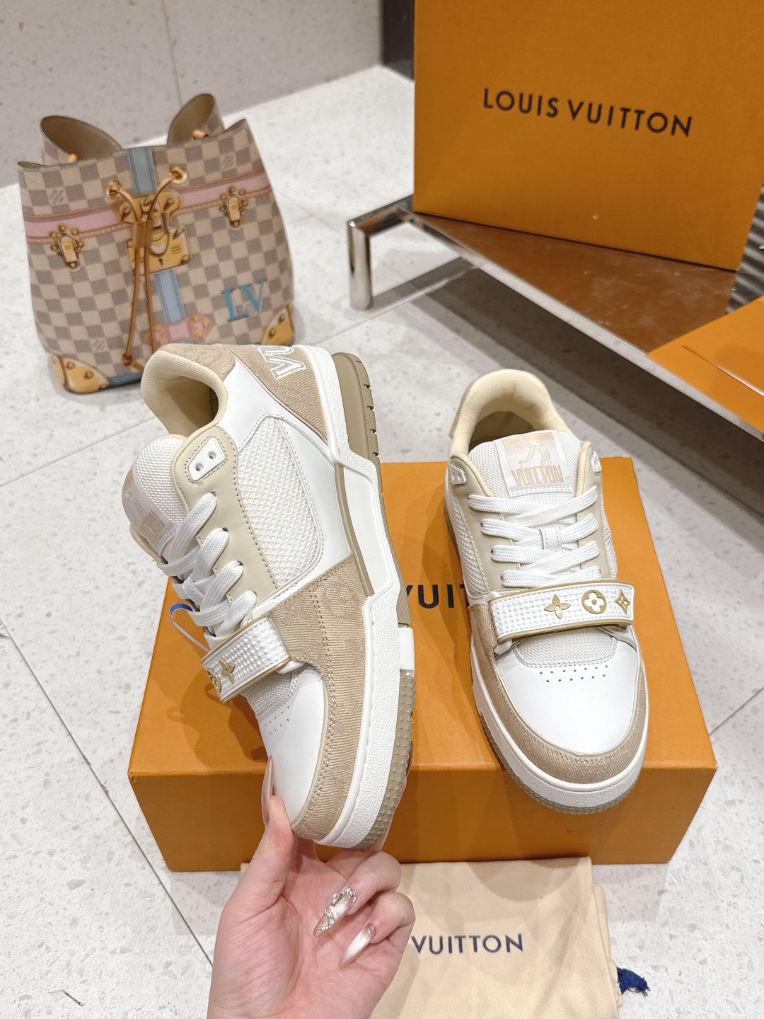 Men Women L*ouis V*uitton Top Sneaker L*V Trainer size 35-46