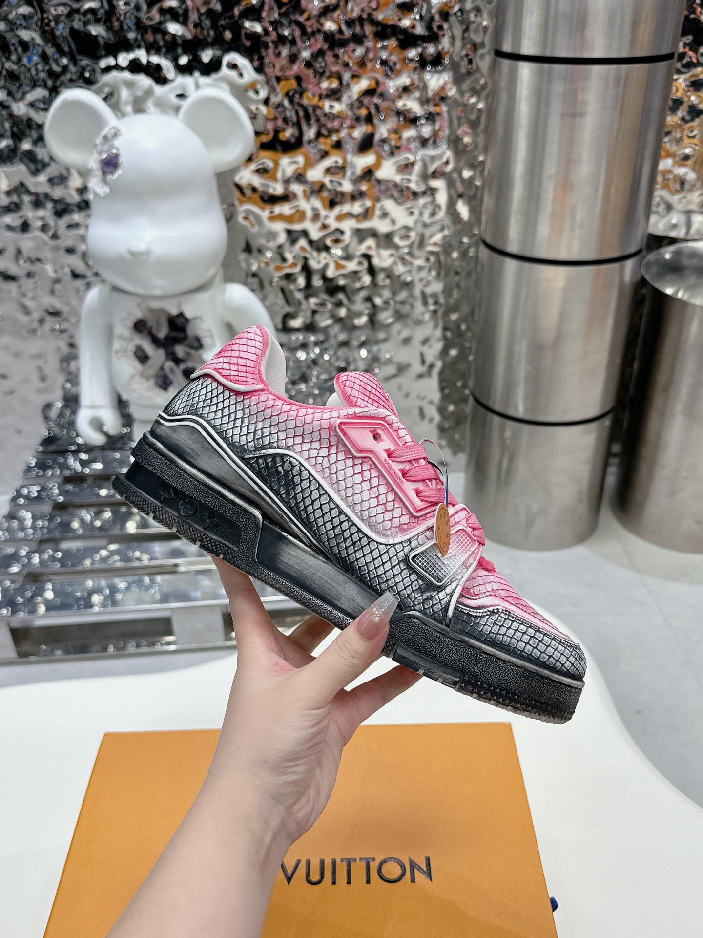 Men Women L*ouis V*uitton Top Sneaker L*V Trainer size 35-46