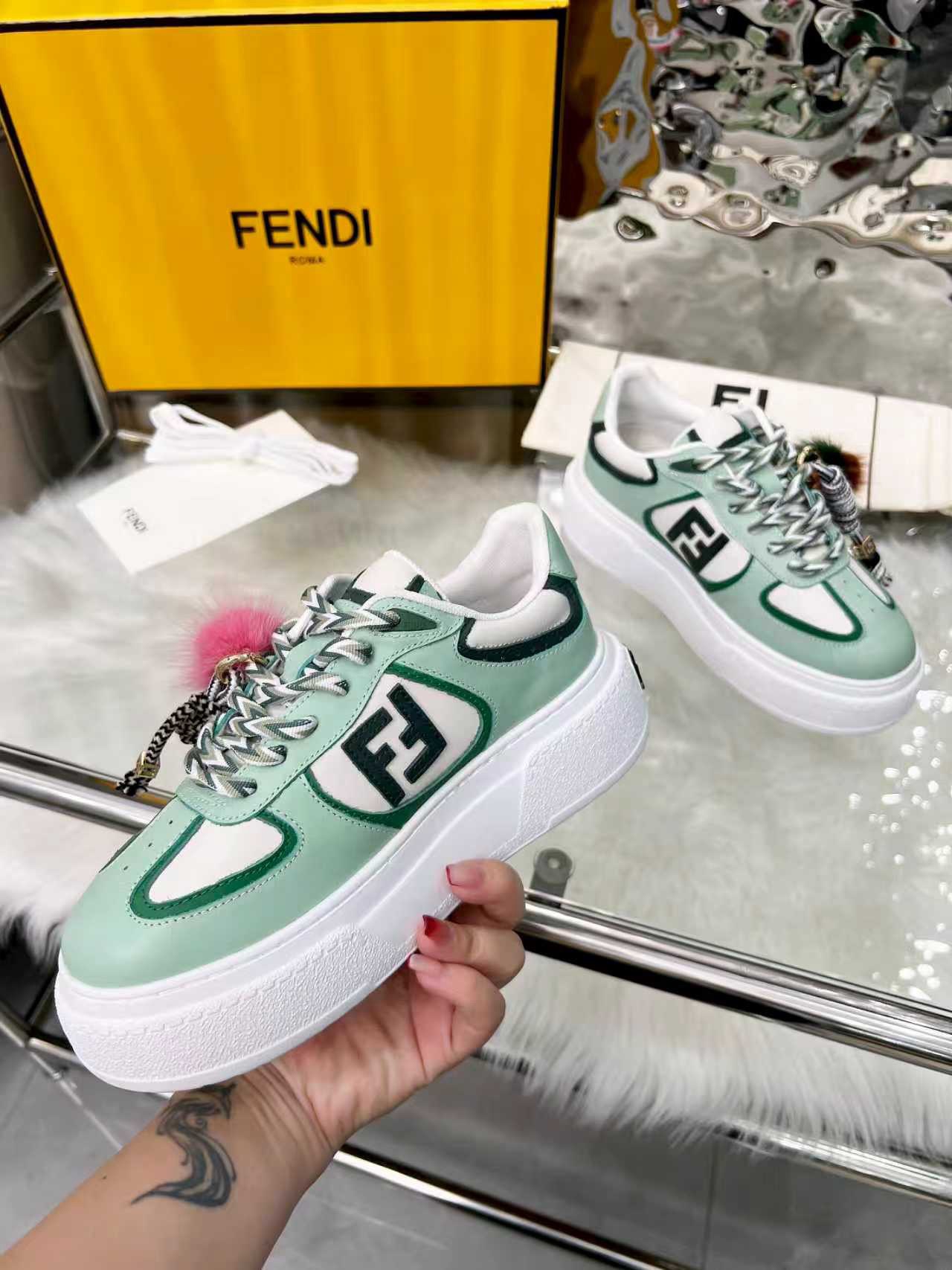 Women F*endi Sneakers Top quality 1:1 size:35-42