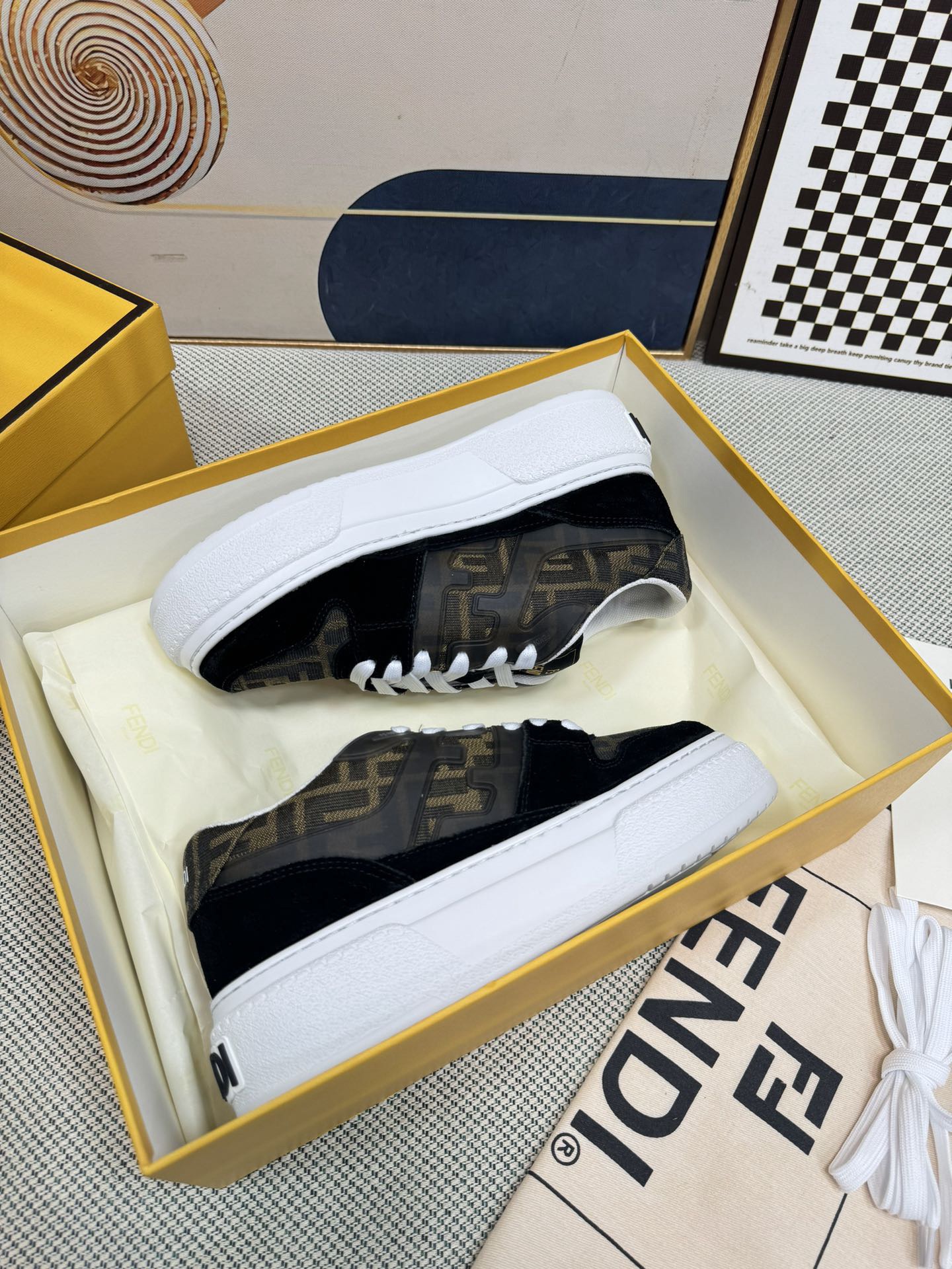 Men Women F*endi Top Sneakers size 35-46