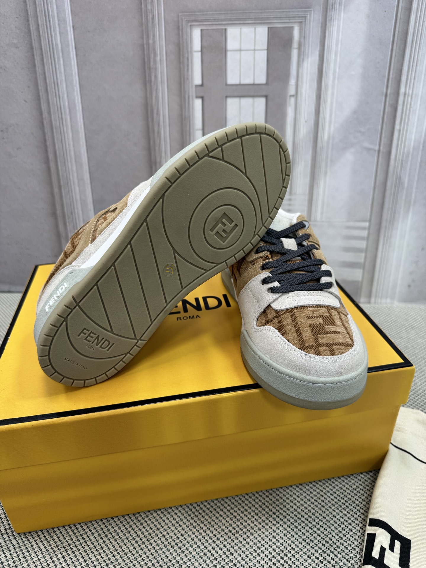 Men Women F*endi Top Sneakers size 35-46