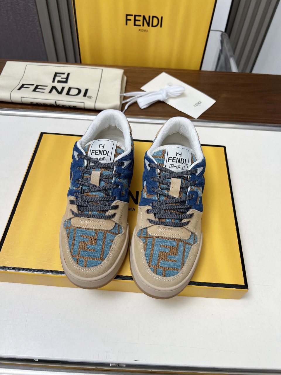 Men Women F*endi Top Sneakers size 35-46