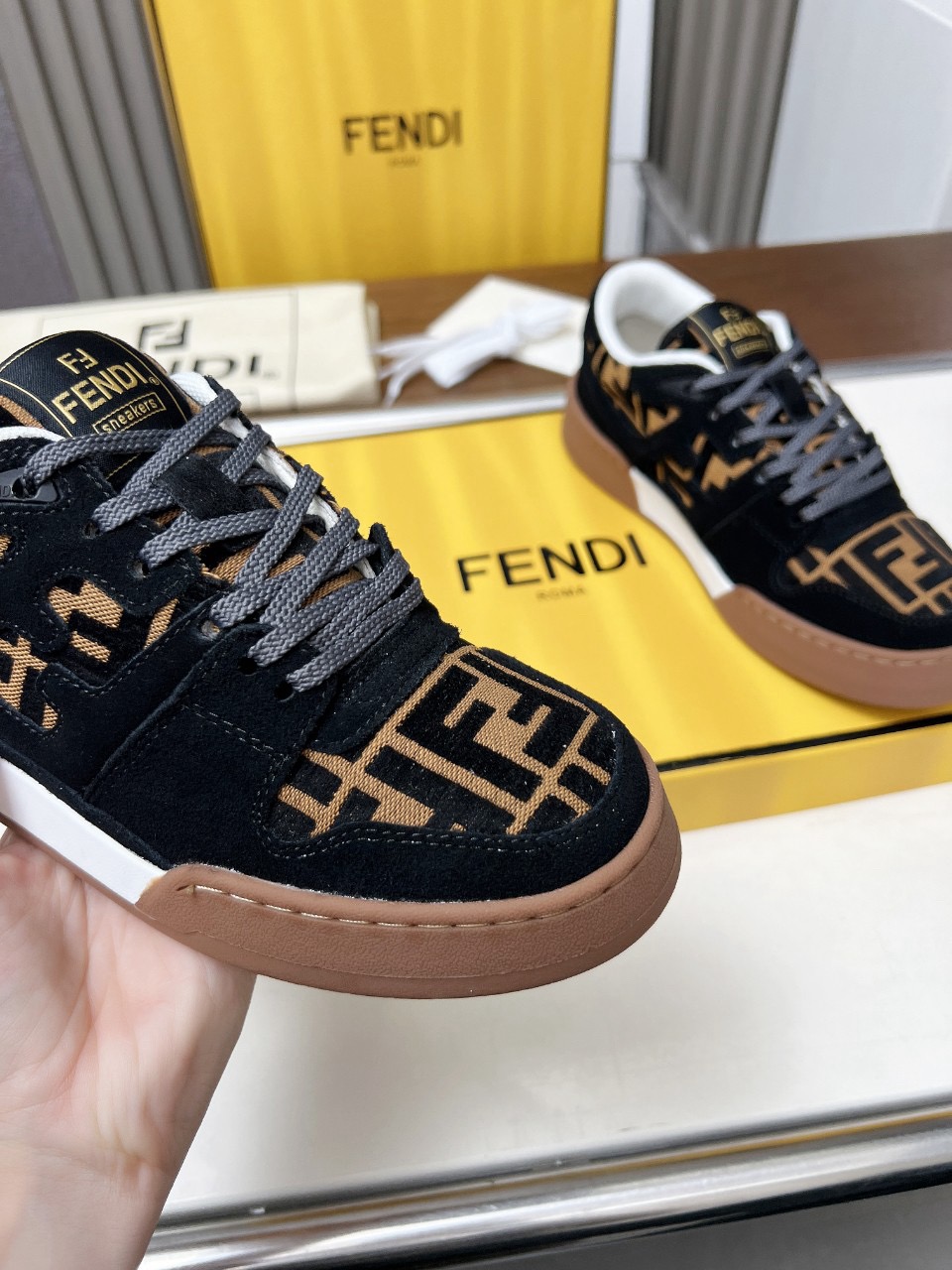 Men Women F*endi Top Sneakers size 35-46