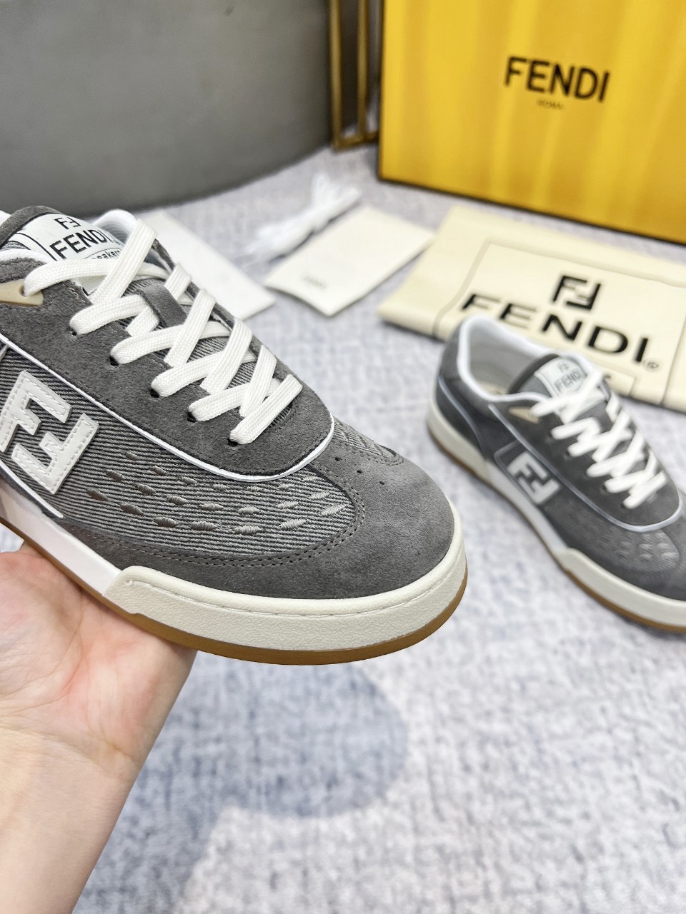 Men Women F*endi Top Sneakers size 35-46