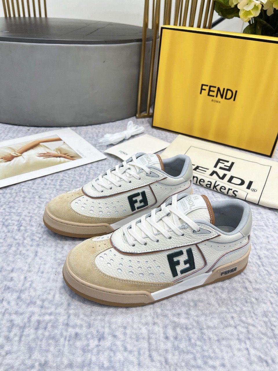 Men Women F*endi Top Sneakers size 35-46