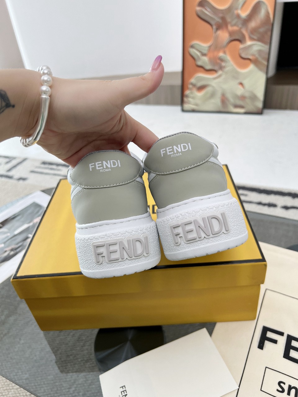 Men Women F*endi Top Sneakers size 35-46