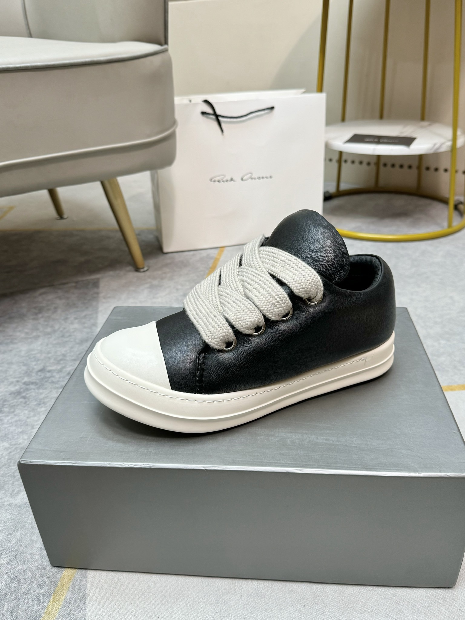 Men Women R*ICK OWENS Top SNEAKERS