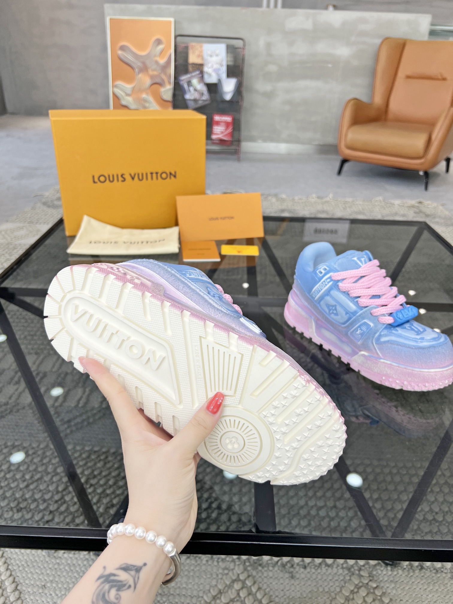 Men L*ouis V*uitton Top Sneaker L*V Shoes