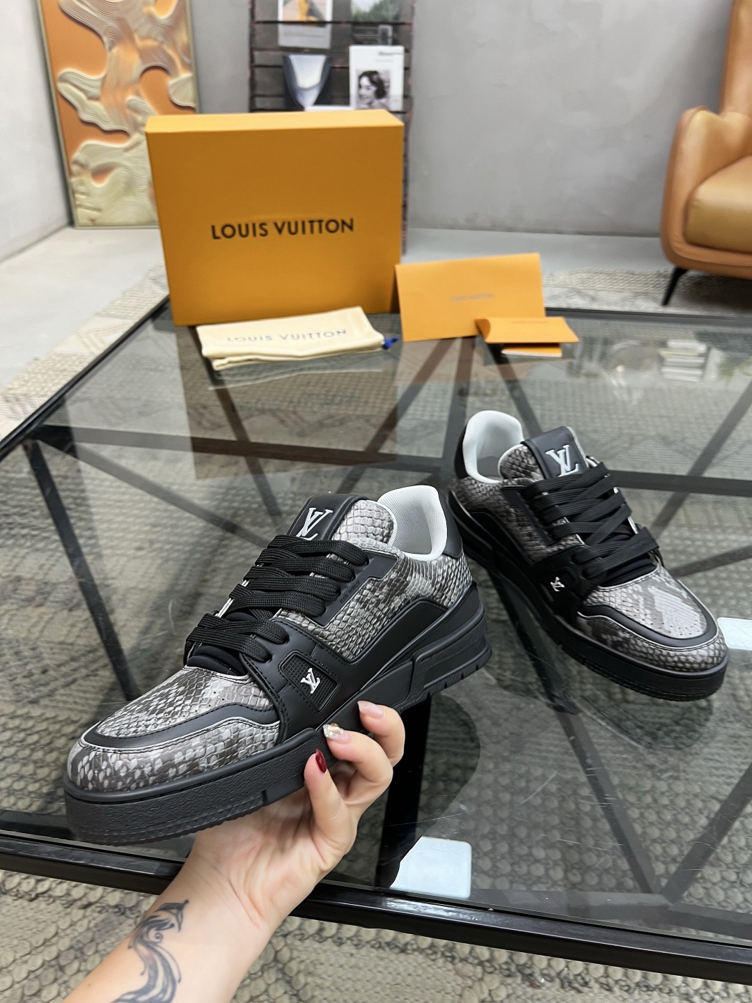 Men L*ouis V*uitton Top Sneaker L*V Shoes