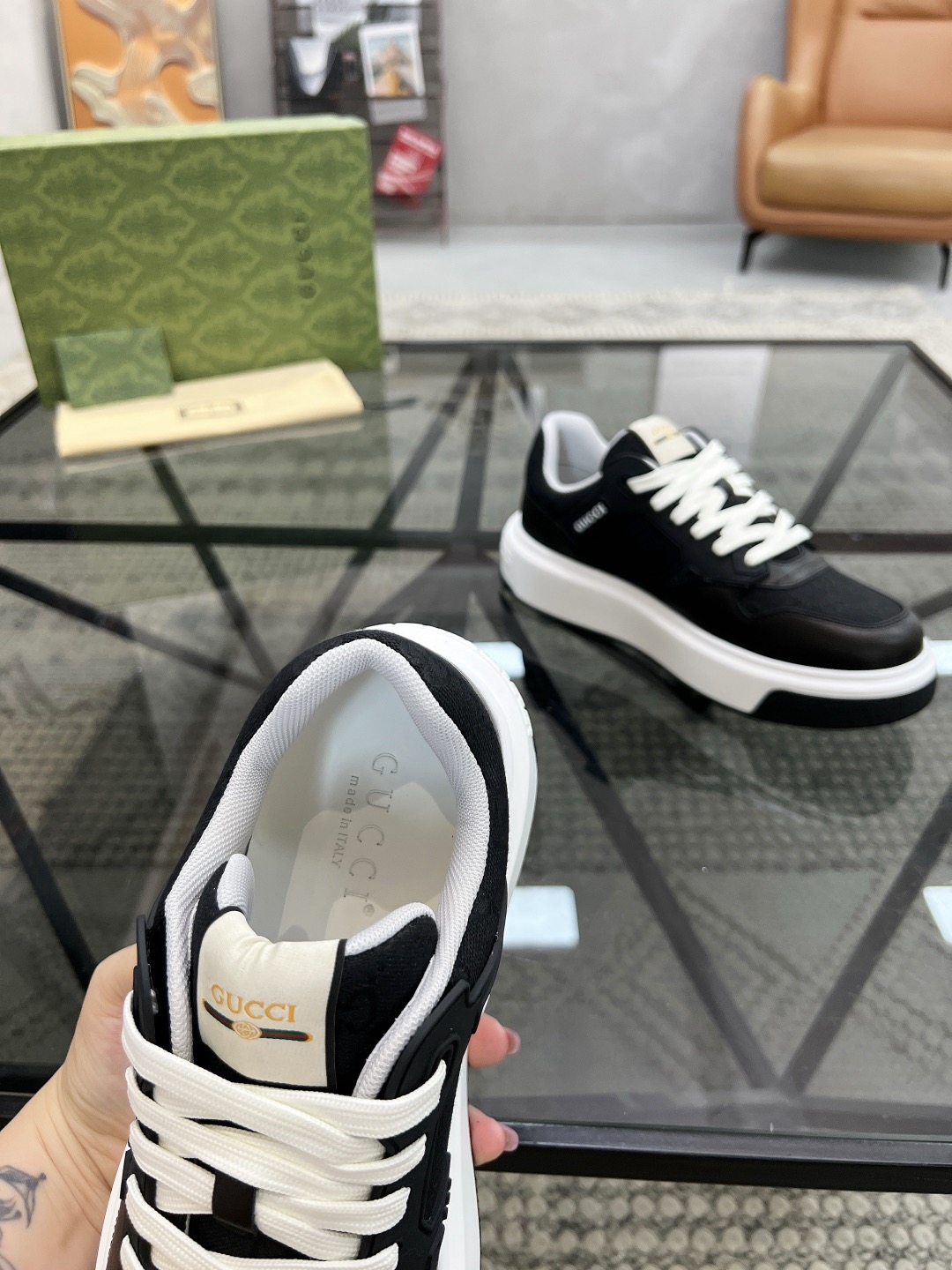 Men Women G*ucci Top quality 1:1 Sneaker size 35-46